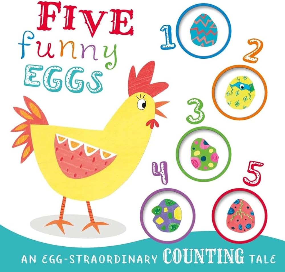Count To 5 - Five Funny Eggs