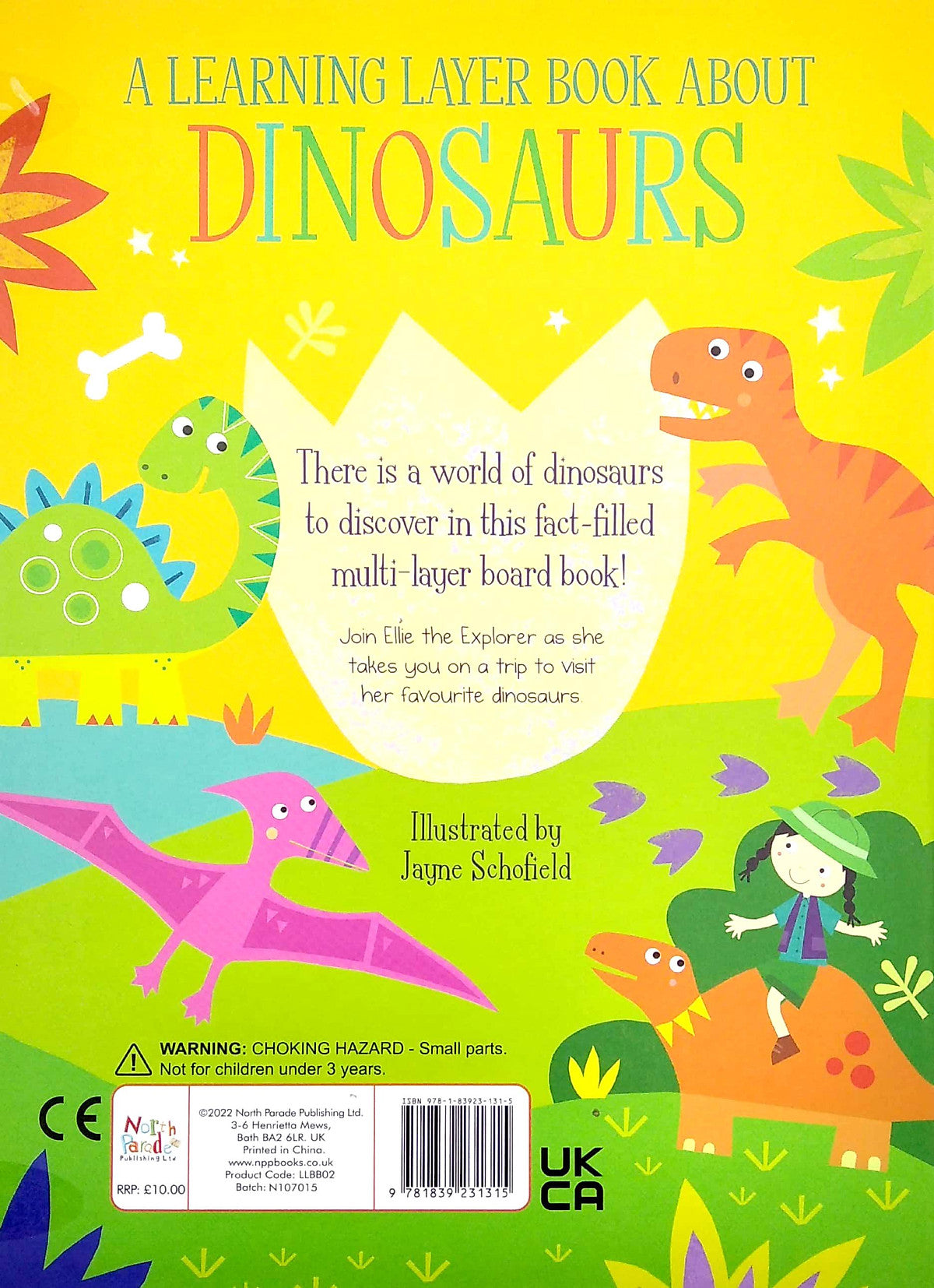 A Learning Layer Board Book About Dinosaurs