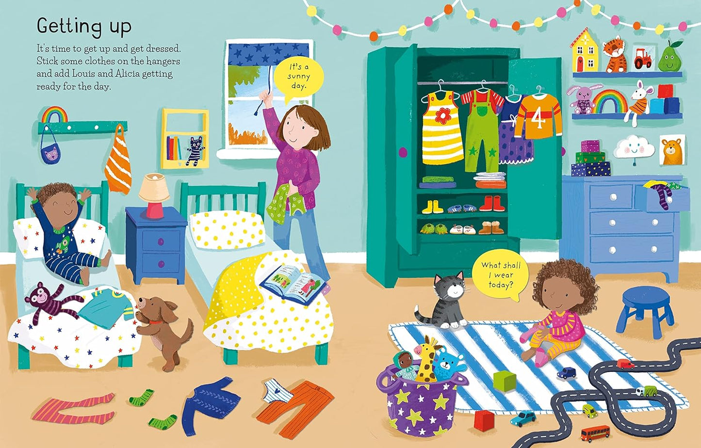 Usborne First Sticker Book My Day