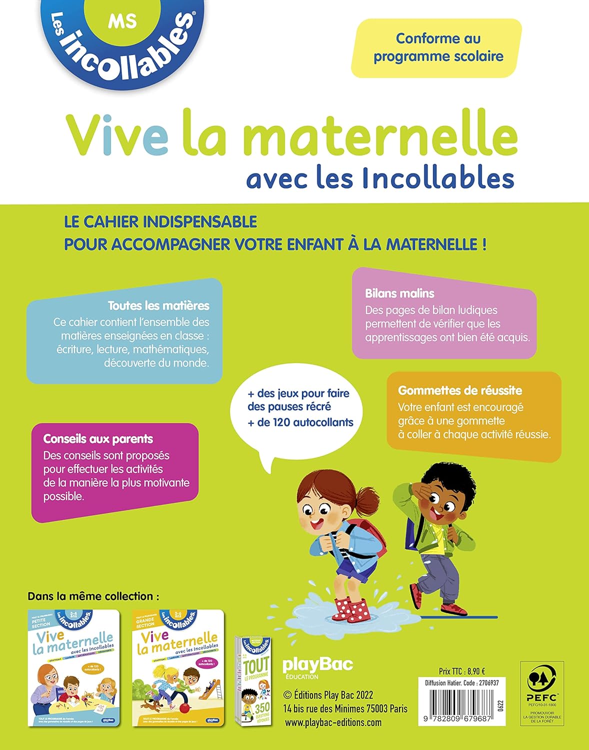 Vive la maternelle avec les incollables - Moyenne section