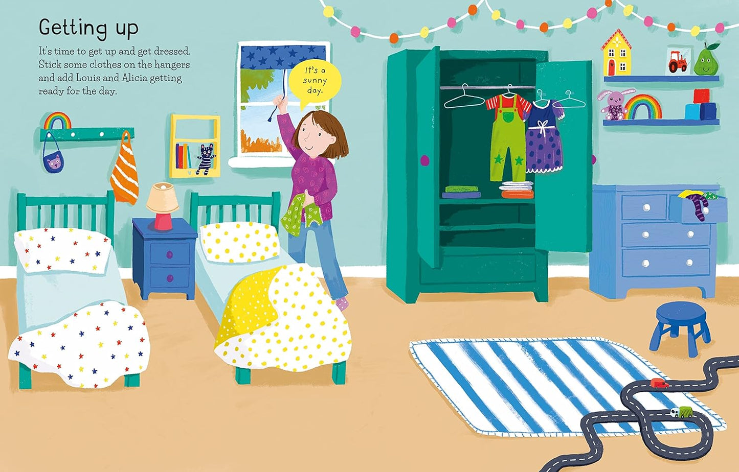 Usborne First Sticker Book My Day