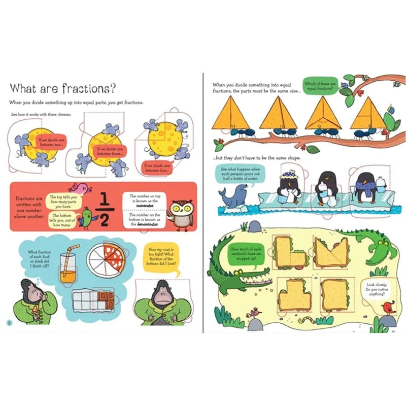 Usborne - Lift The Flap - Fractions and Decimals