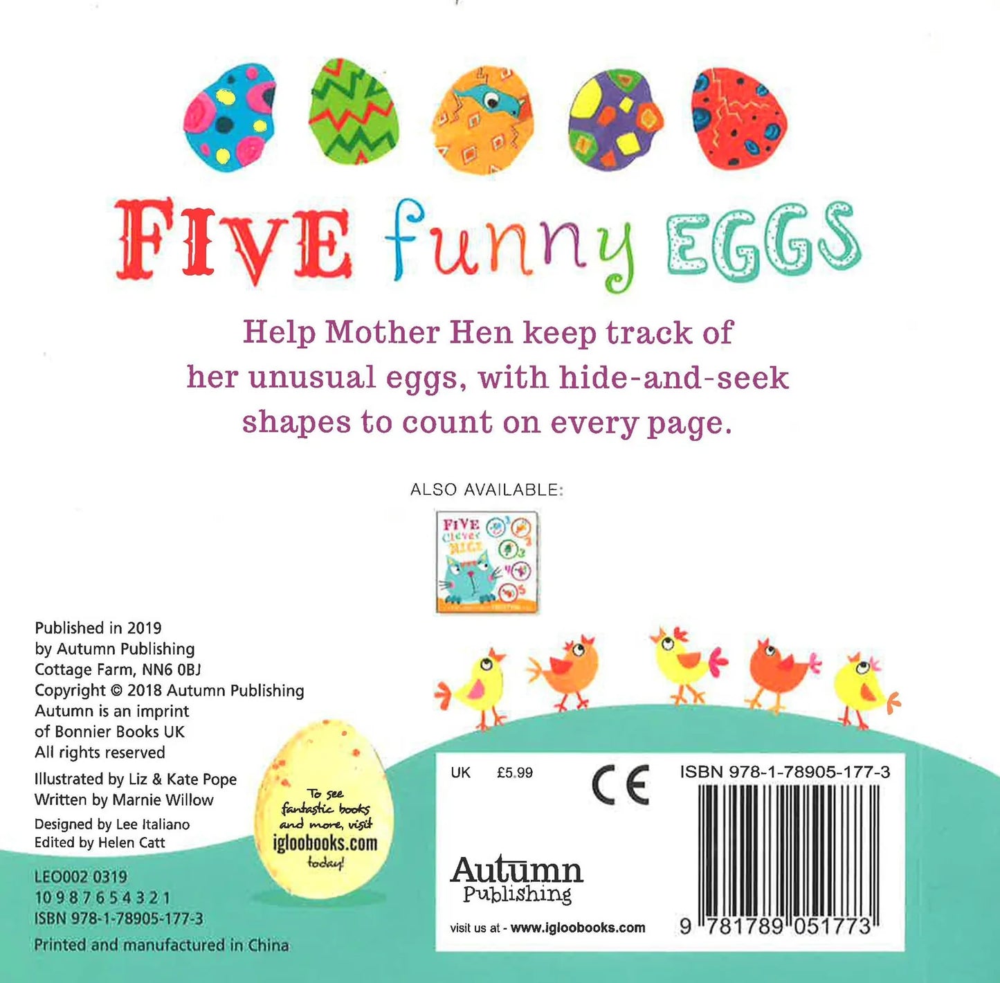 Count To 5 - Five Funny Eggs