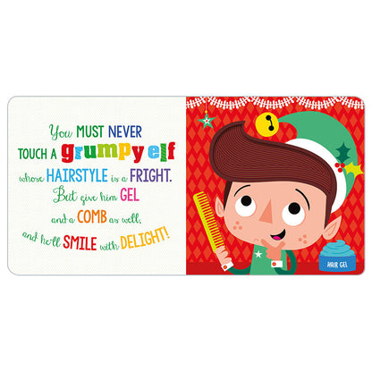 Never Touch a Grumpy Elf Sticker Activity Book