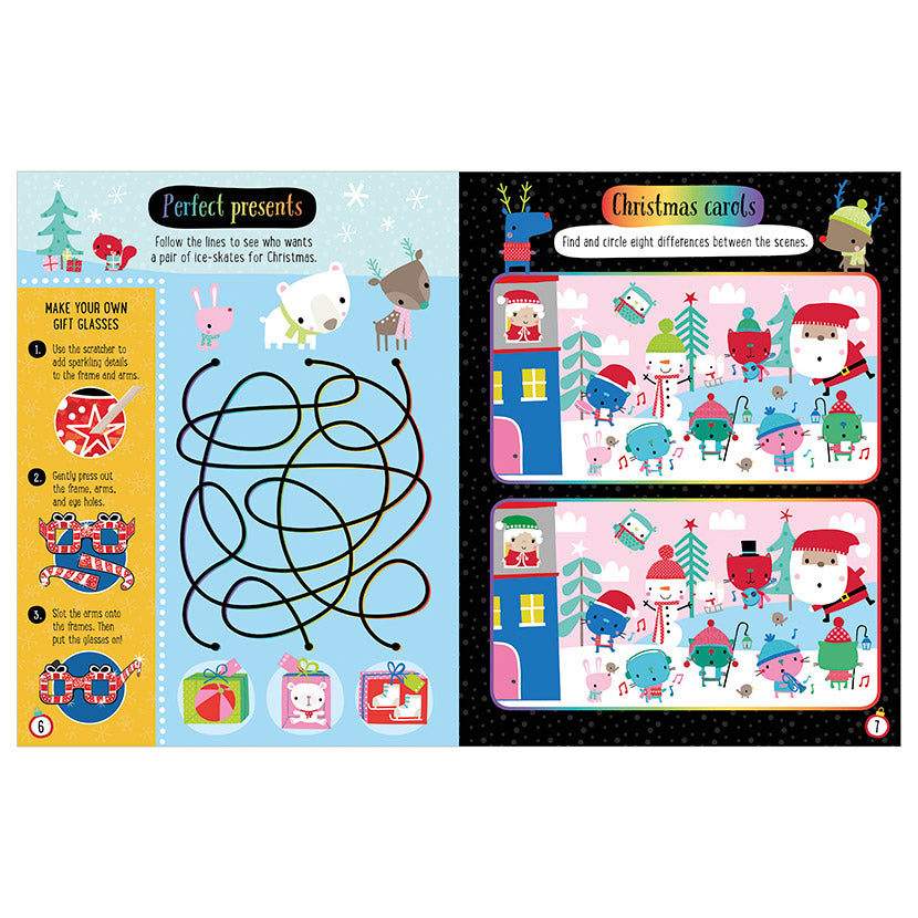 Scratch and sparkle : Christmas Activity book