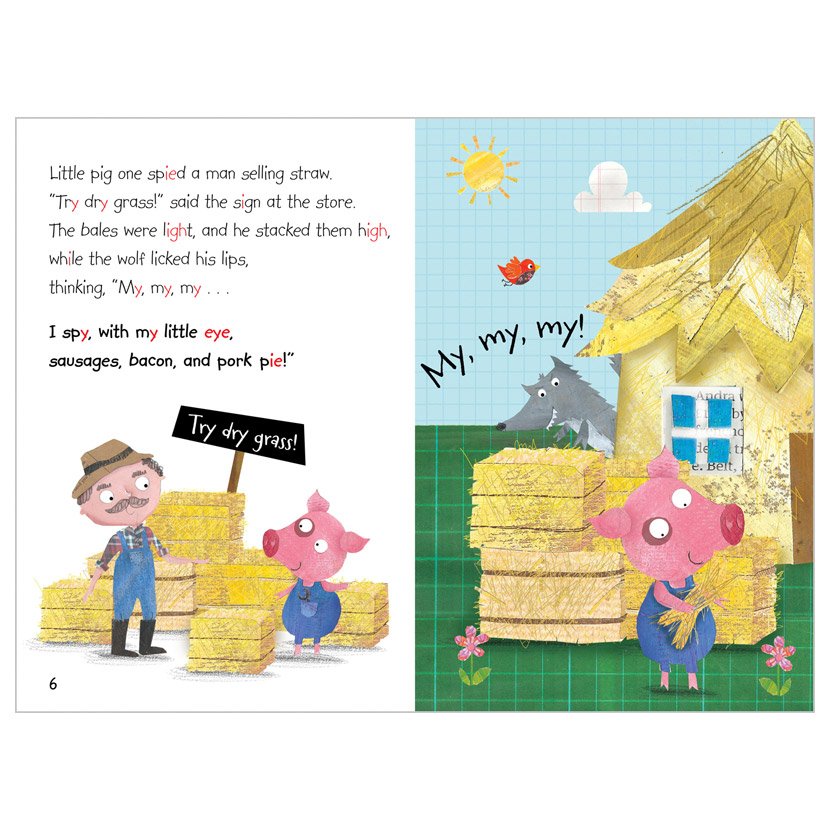 Reading with Phonics Three Little Pigs