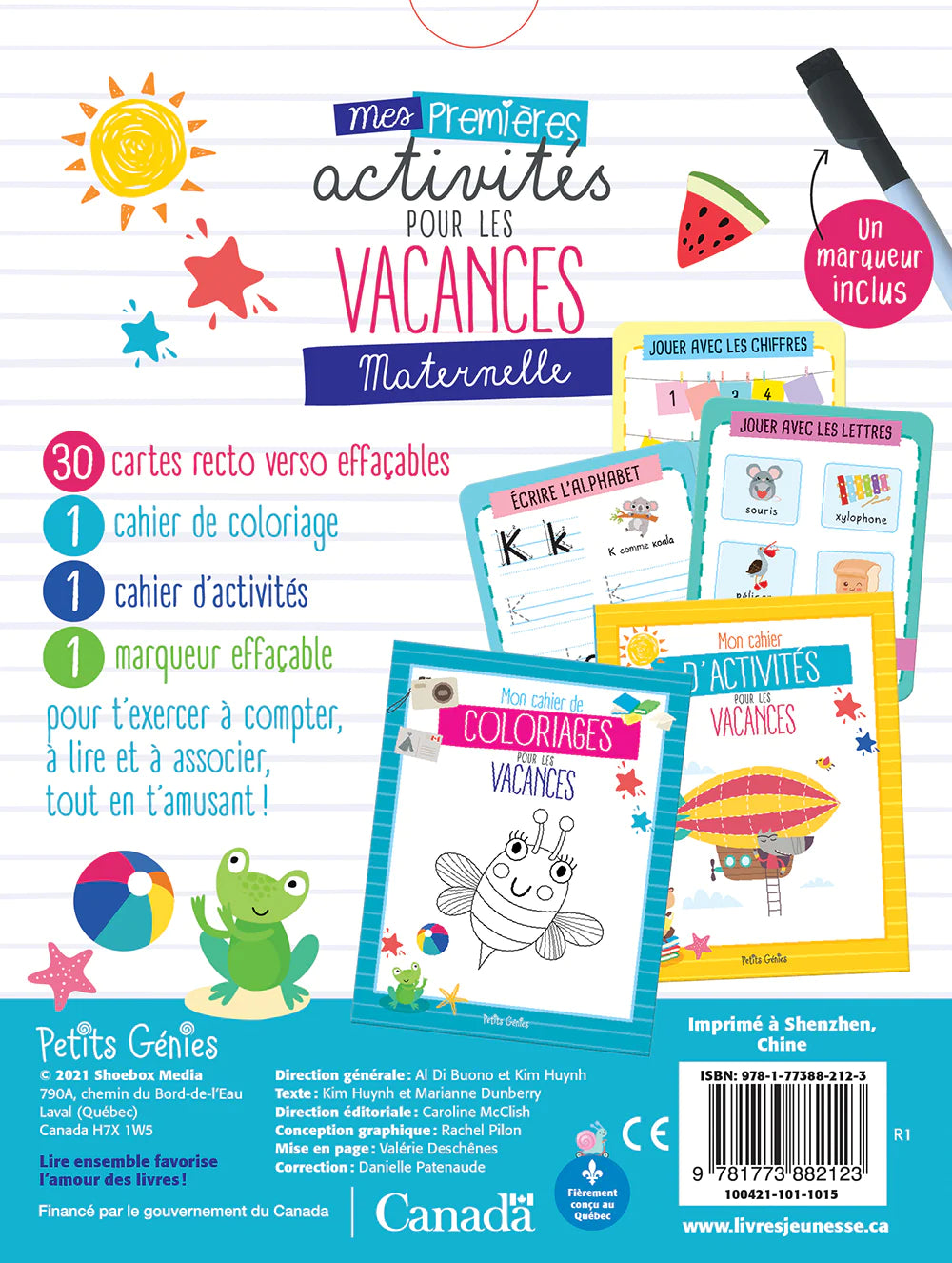 Mes Premieres Activites De Vacances Pour La Maternelle