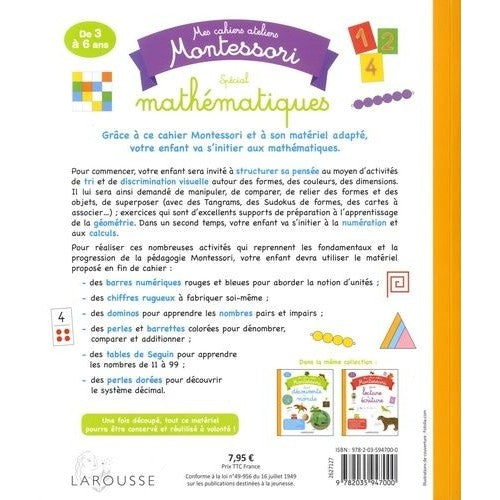 MES CAHIERS ATELIERS MONTESSORI : MATHEMATIQUES