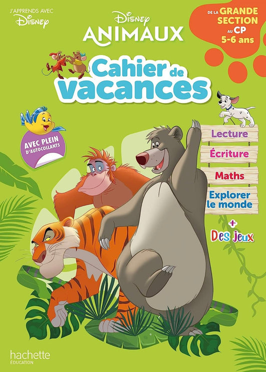 Disney Animaux - Cahier de vacances 5-6 ans