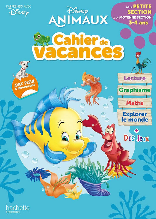 Disney Animaux - Cahier de vacances 3-4 ans