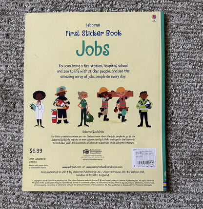 Usborne First Sticker Book: Jobs