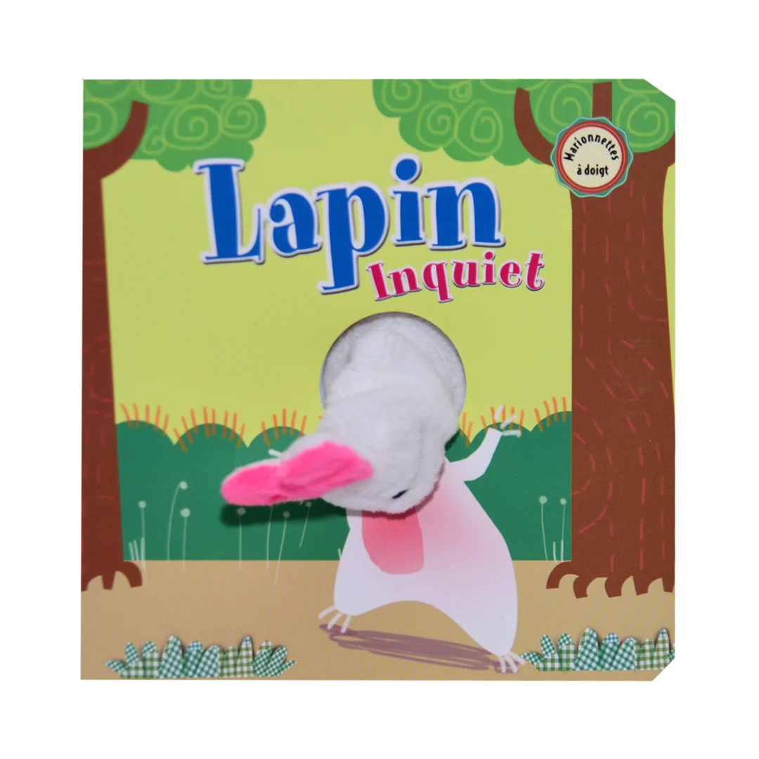 lapin Inquiet - Marionnettes A Doigt