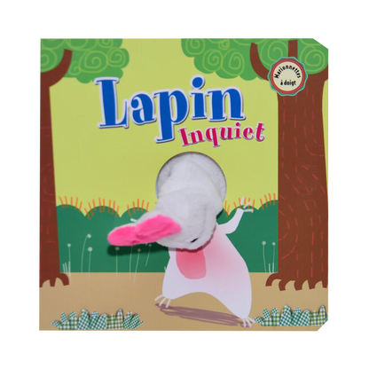 lapin Inquiet - Marionnettes A Doigt