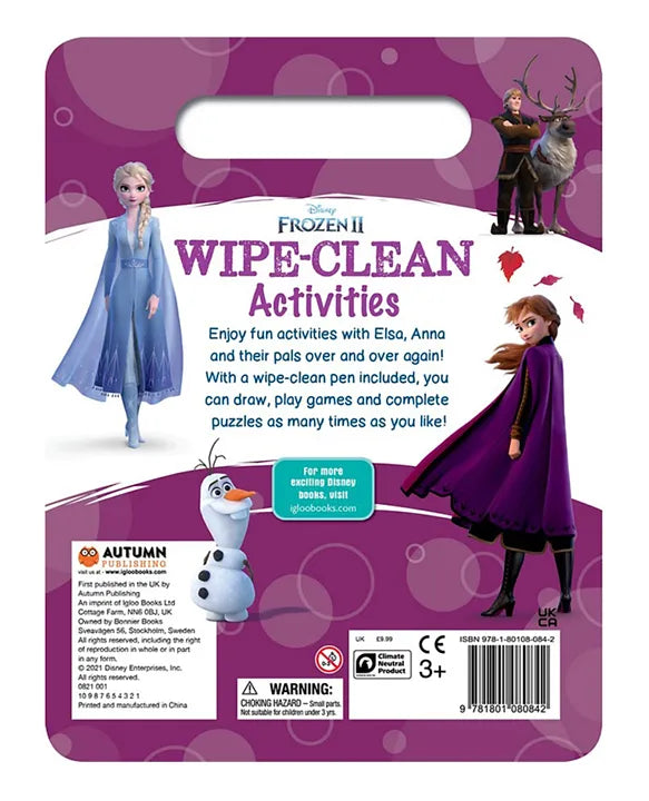 Disney Frozen 2 Wipe Clean Activities - Frozen 2