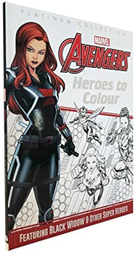 Marvel Avengers: Heroes To Colour - Platinum Colouring Marvel