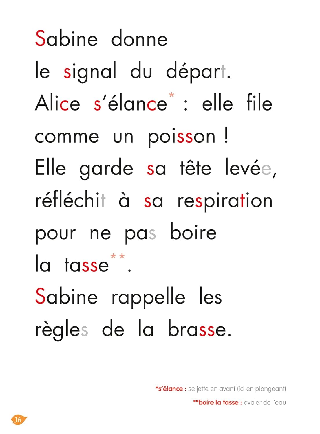 J'apprends a lire - Montessori - La Lecon de Natation