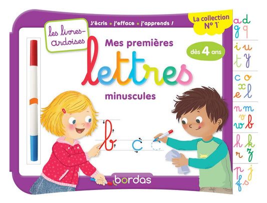 Les livres-ardoises - Mes premières lettres minuscules