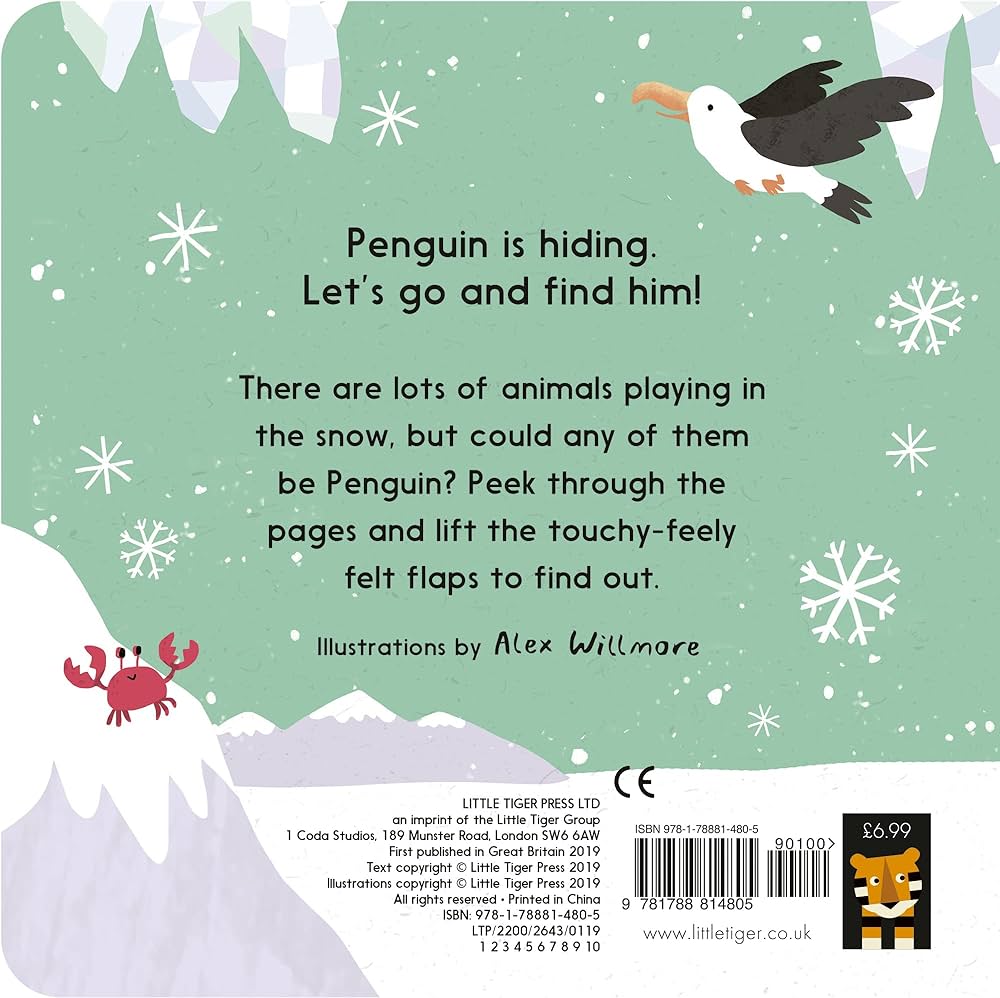 Touch and Feel/Lift The Flap - Lets Find The Penguin