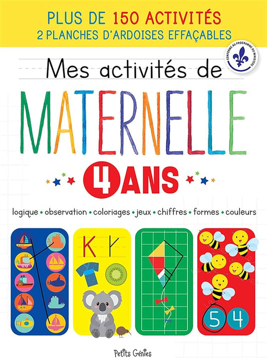 Mes Activites De Maternelle 4 Ans