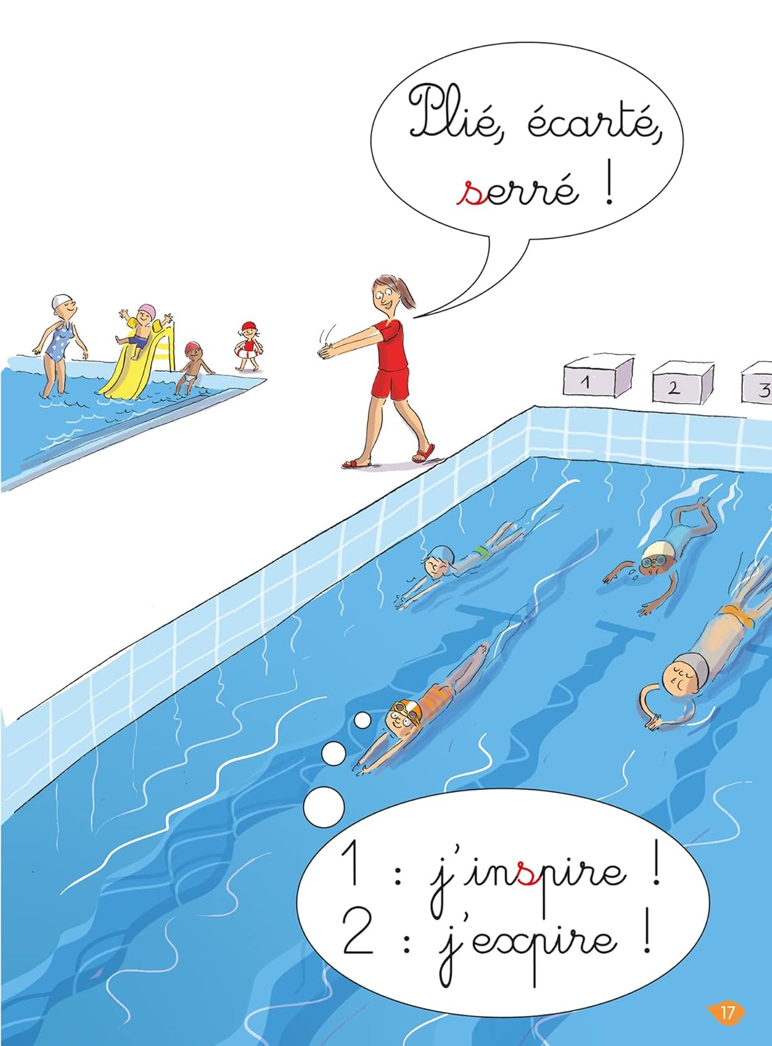 J'apprends a lire - Montessori - La Lecon de Natation