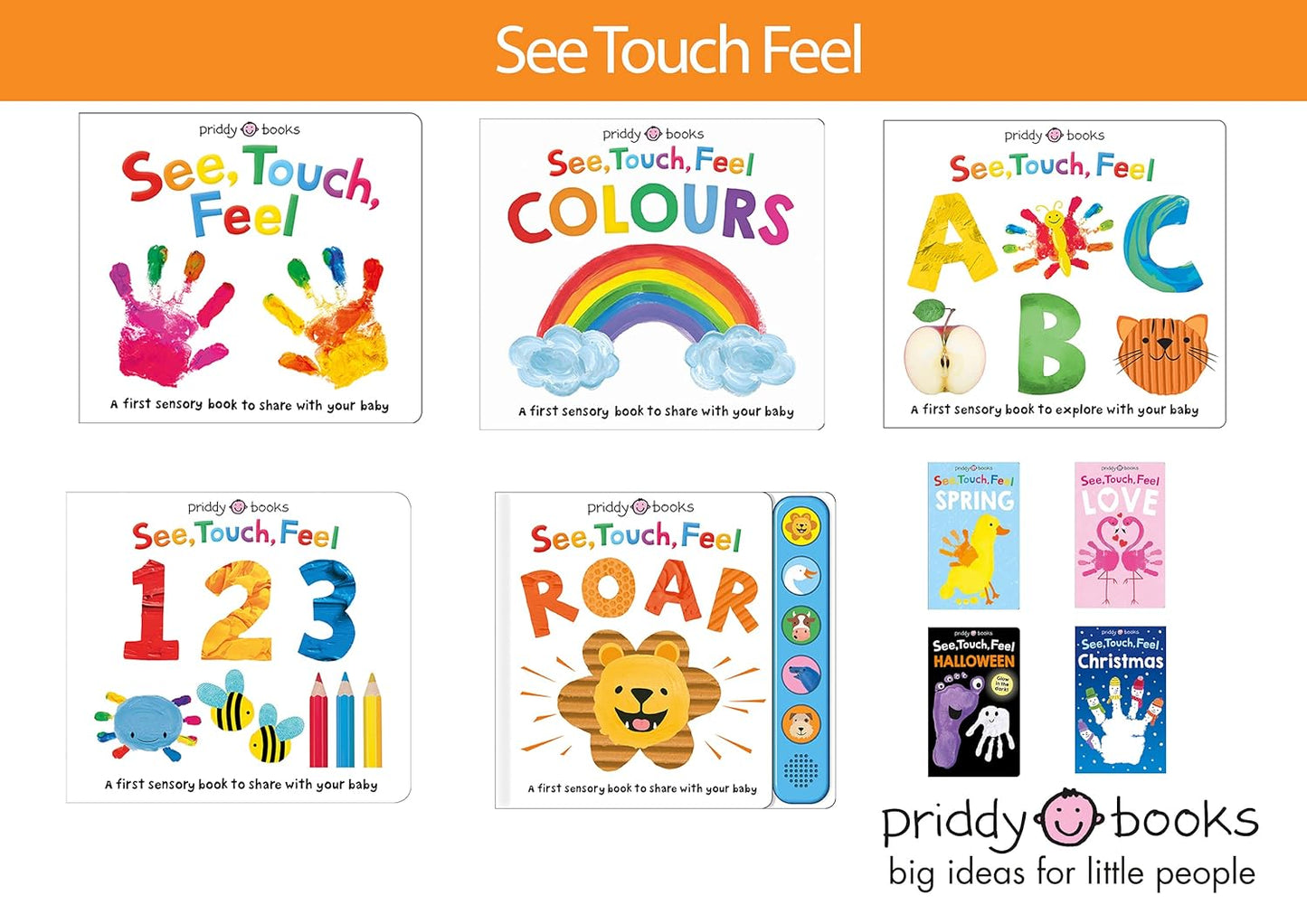 Priddy Books - See, Touch, Feel: Colors