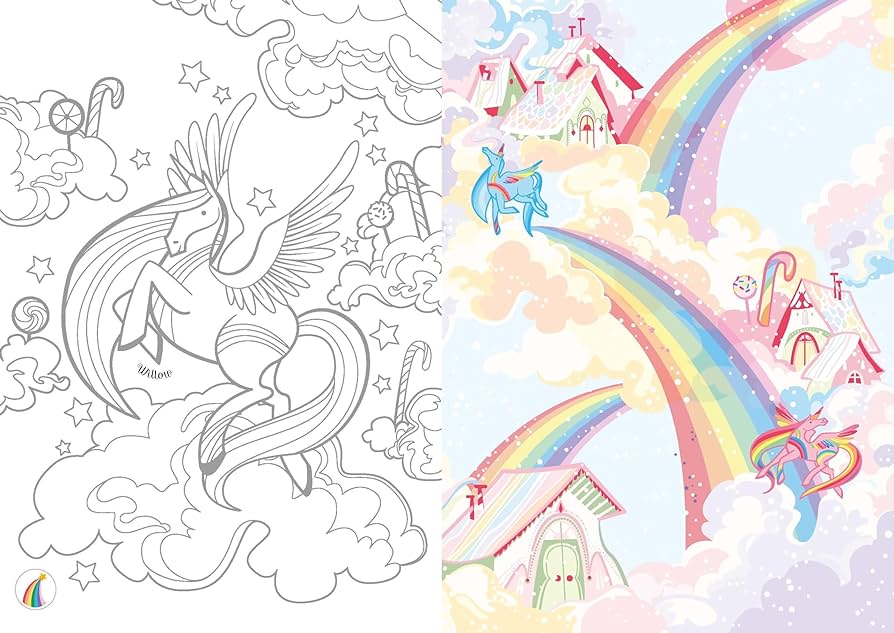 Unicorns Transfer Activity Book