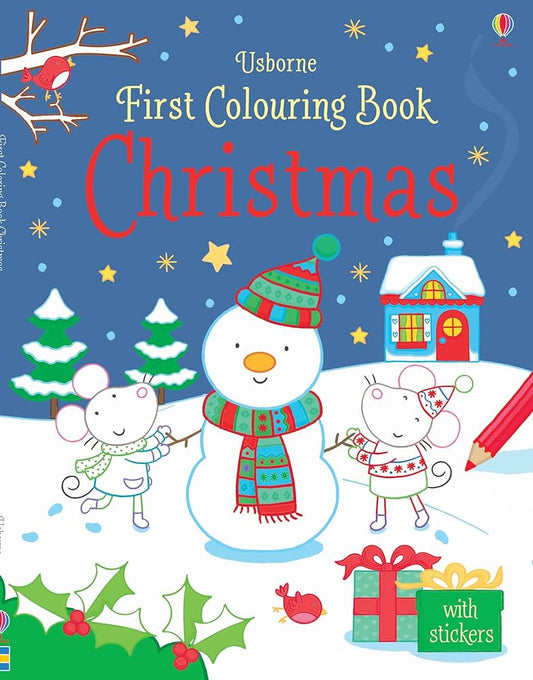 First colouring book Christmas