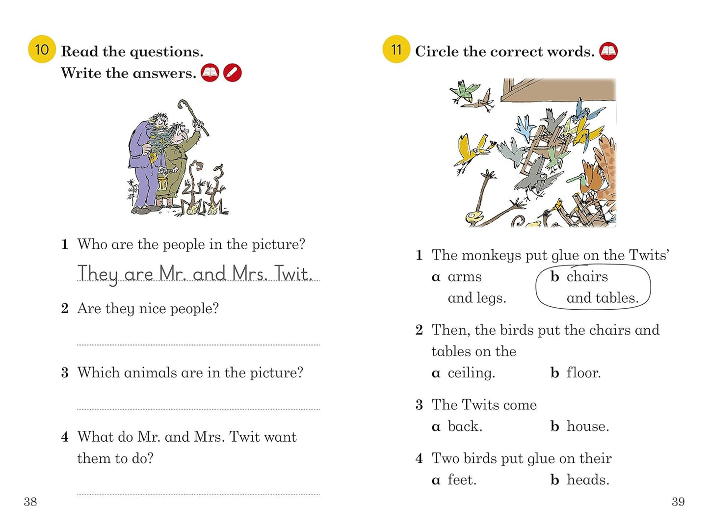 Ladybird Readers Level 1 - Roald Dahl: The Twits (ELT Graded Reader)