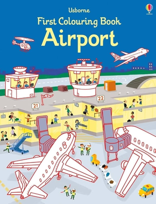 First colouring book Airport