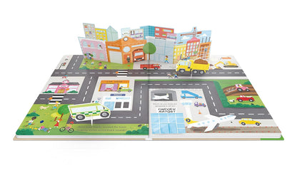 Priddy Books - Pop-Up Places Trucks