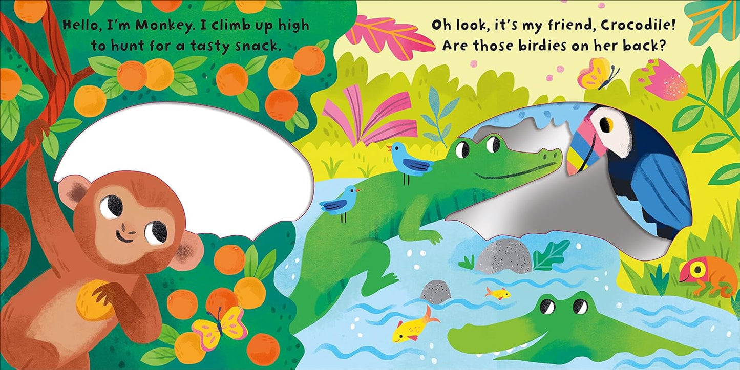 Priddy Books - Animal Peep-Through: My Jungle Friends