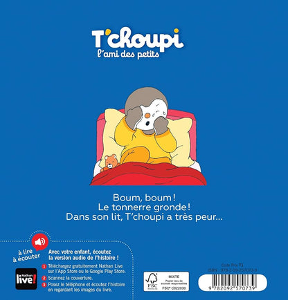 T'choupi a peur de l'orage