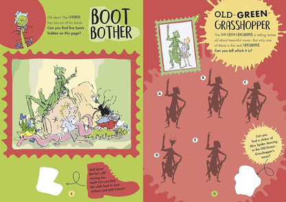 Roald Dahl's James and the Giant Peach Sticker Activity Book