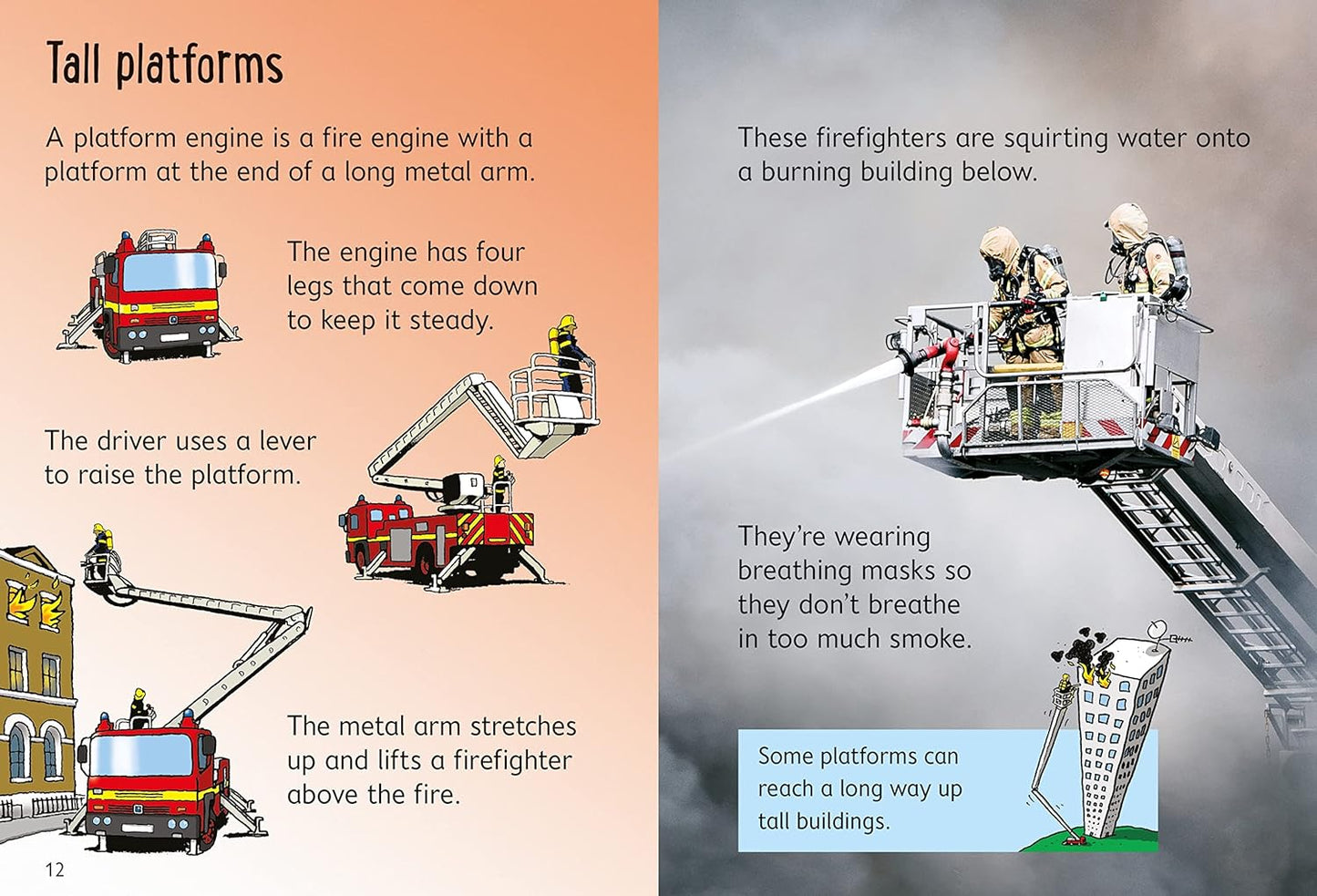 Science Book - Usborne - Firefighters