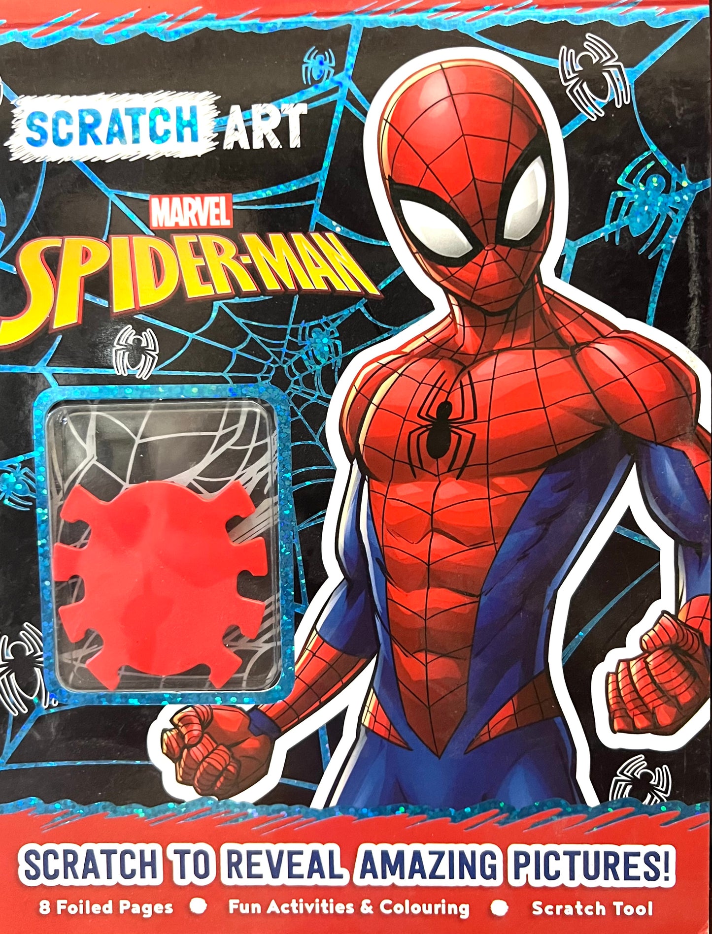 Scratch Art Spiderman