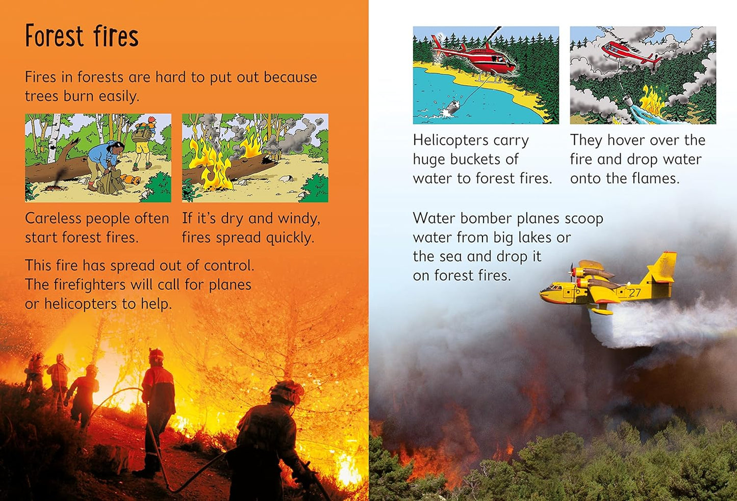 Science Book - Usborne - Firefighters