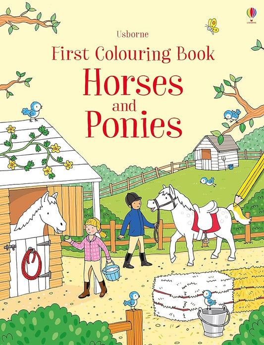 First colouring book Horses and Ponies
