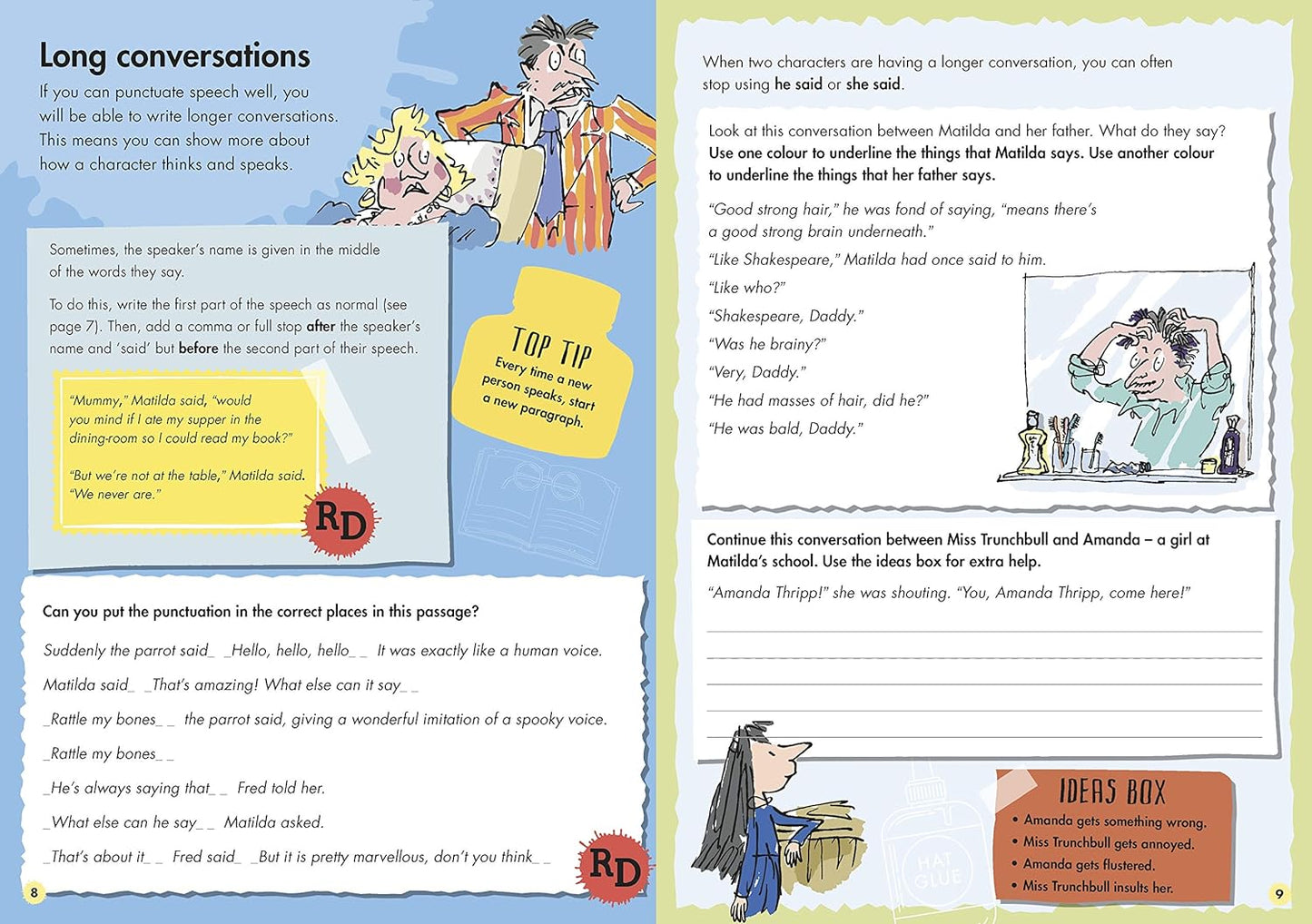 Roald Dahl's Creative Writing with Matilda: How to Write Spellbinding Speeches