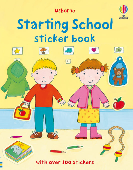 Usborne Starting School sticker book