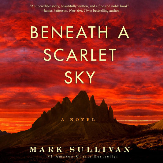 Beneath a scarlet sky