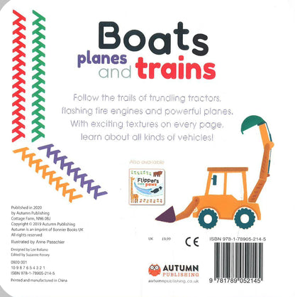 Boats Planes And Trains - Touch And Feel Trails