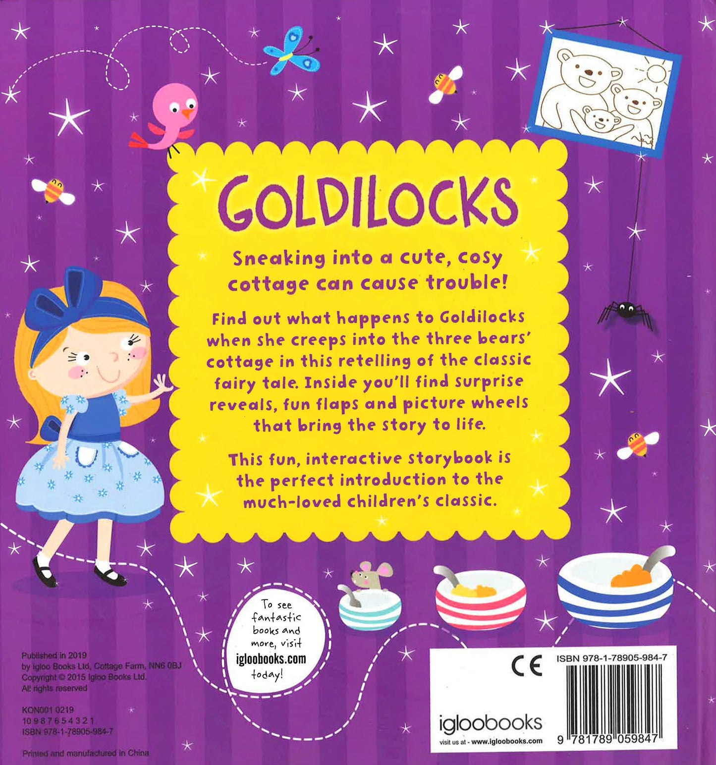 Goldilocks Interactive Story Time - Surprise Boards