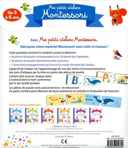 Larousse Montessori - Mon Abecedaire a Assembler