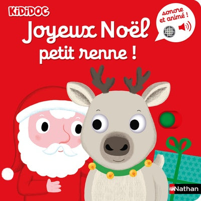 Kididoc - Joyeux Noel petit renne! - livre interactif et sonore