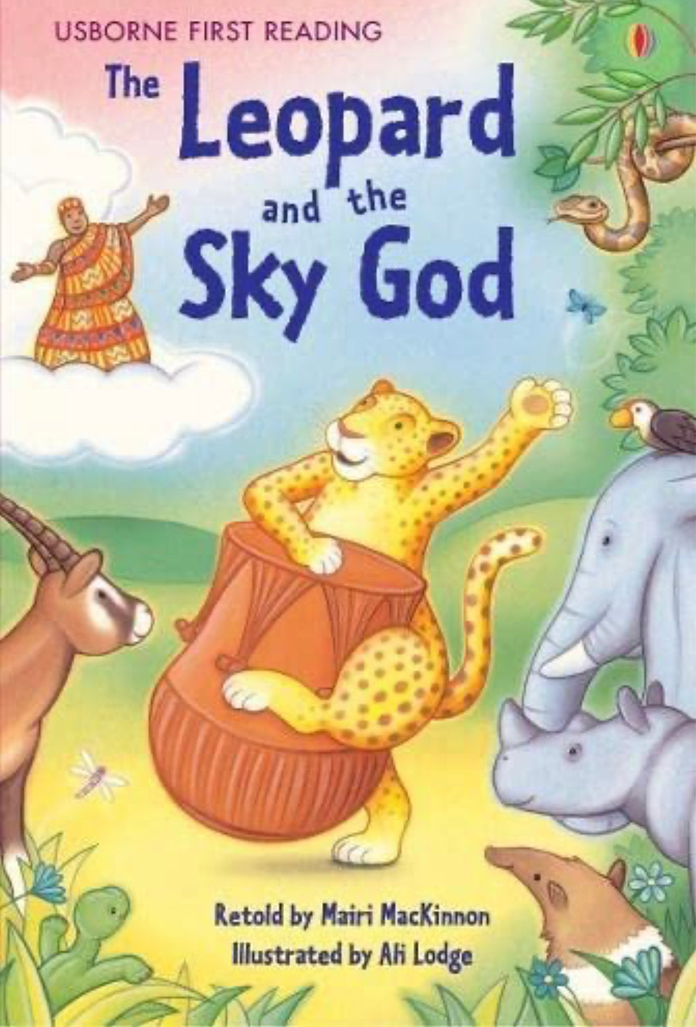 Paperback Stories - Usborne - First Reading - The Leopard and The Sky God