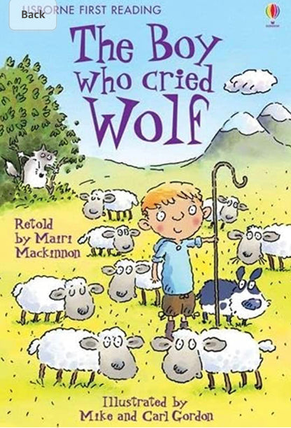 Paperback Stories - Usborne - First Reading - The Boy Who Cried Wolf