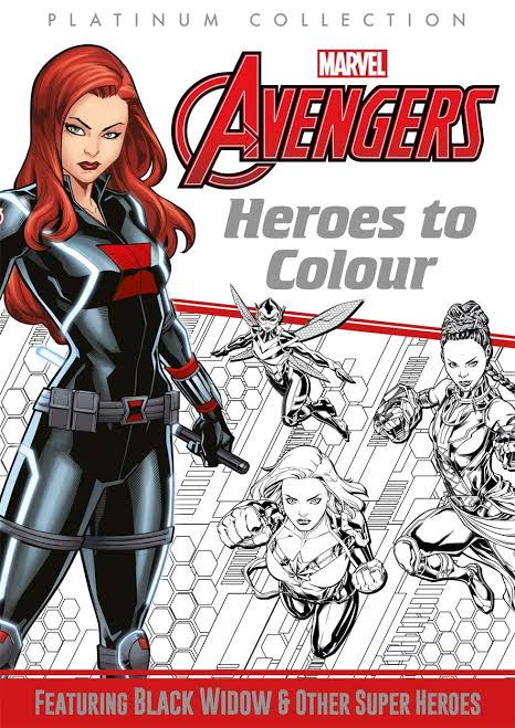 Marvel Avengers: Heroes To Colour - Platinum Colouring Marvel