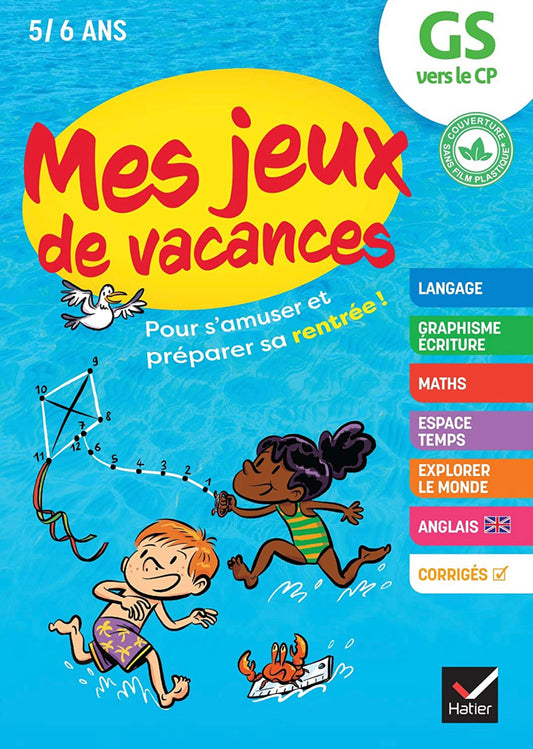 Mes Jeux de vacances pour s'amuser 5/6 ans