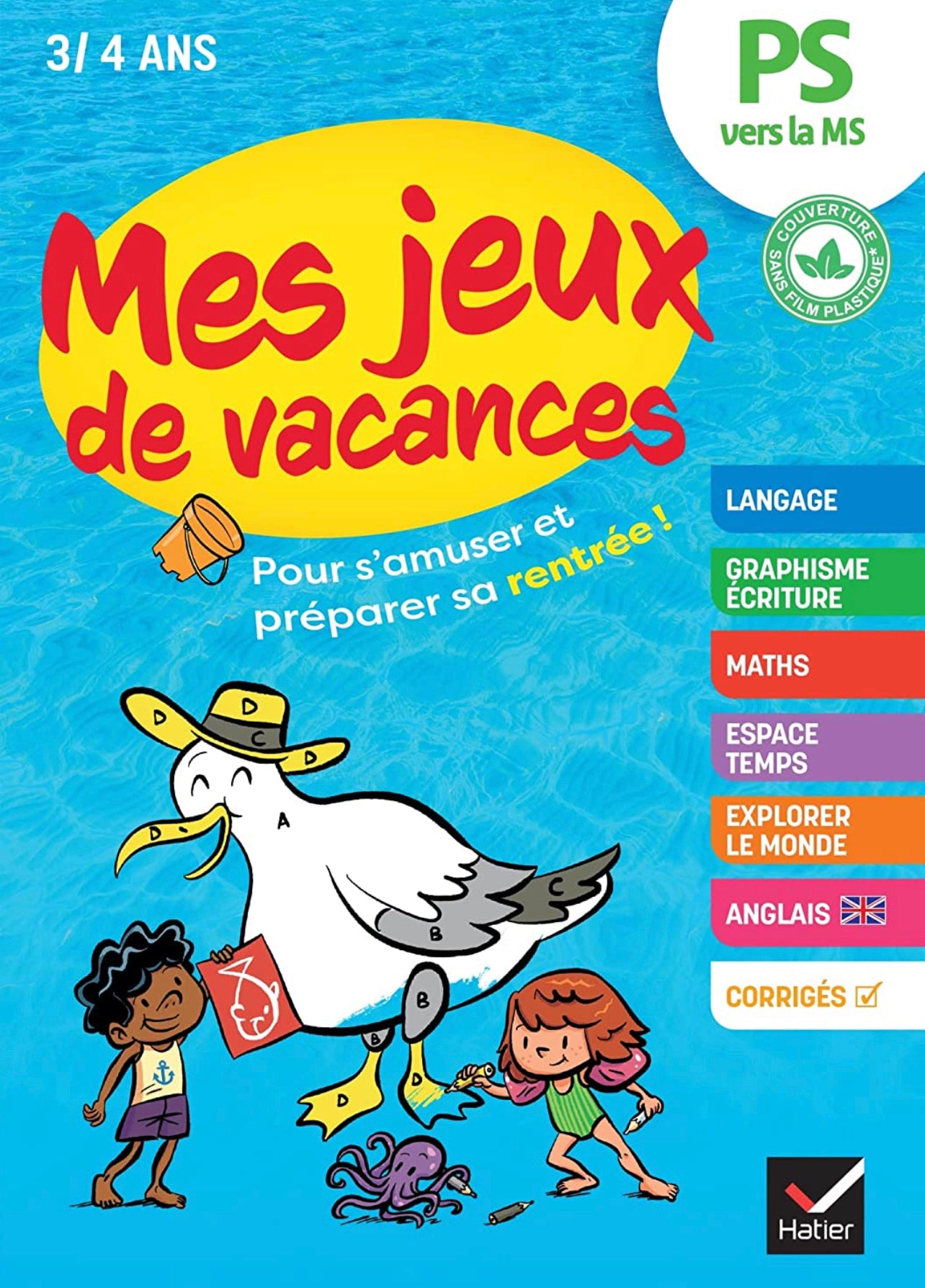 Mes Jeux de vacances pour s'amuser 3/4 ans