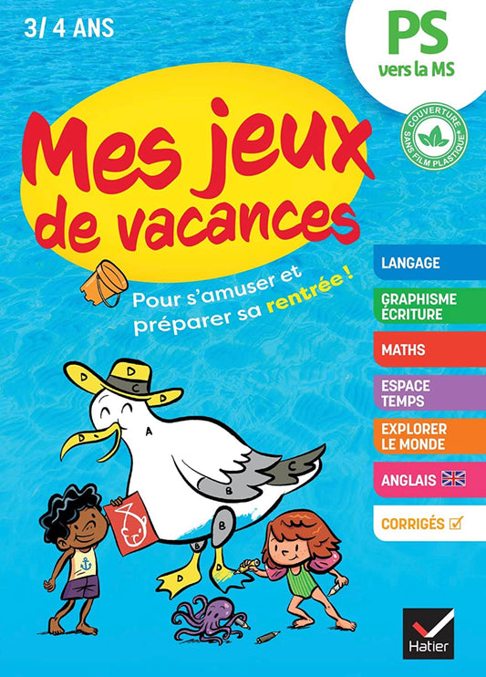 Mes Jeux de vacances pour s'amuser 3/4 ans